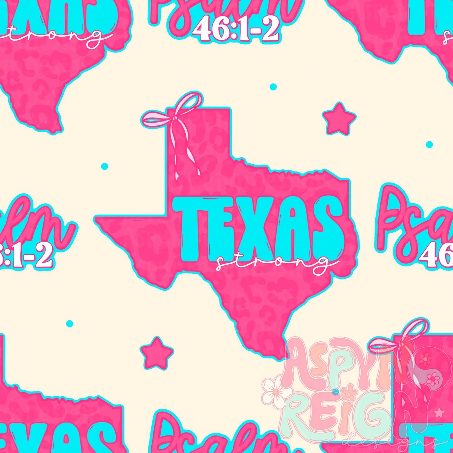 TEXAS STRONG | Beige Background
