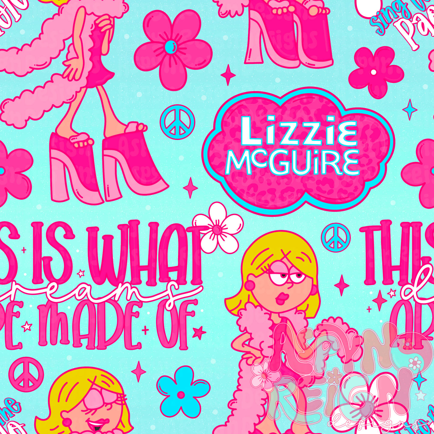 What Dreams are Made Of | Blue Background