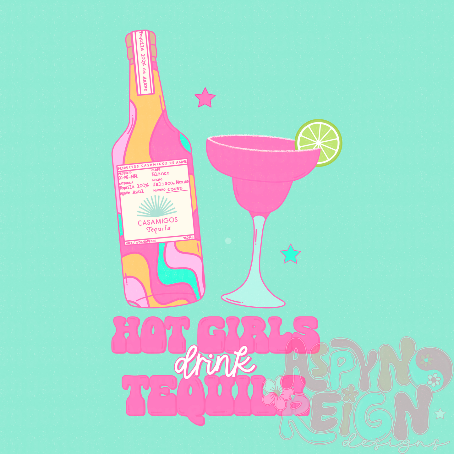 Hot Girls Drink Tequila | PNG