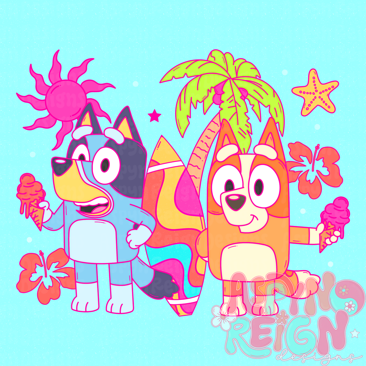 Heeler Summer | PNG