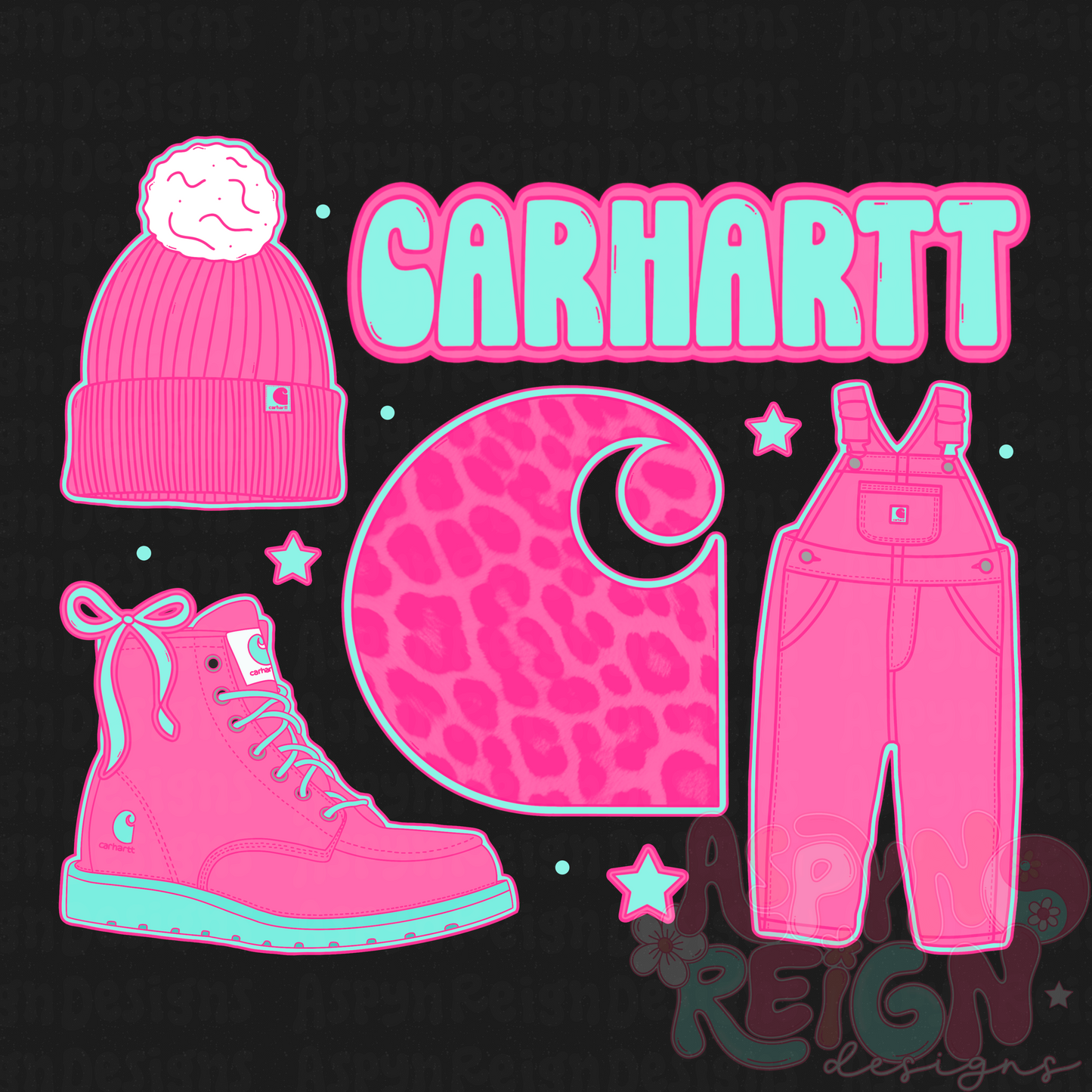 Pink & Blue CH | PNG