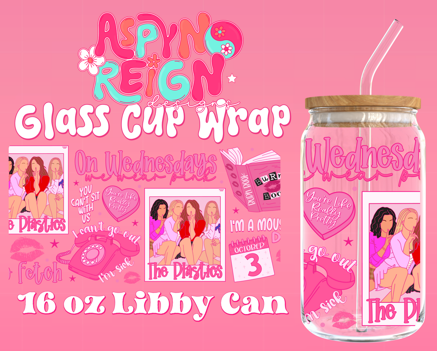 Plastics | 16 oz Libbey Cup Wrap PNG