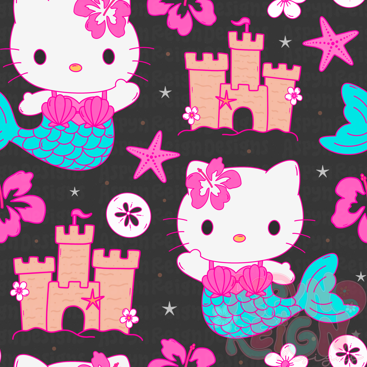 HK Summer | Black Background