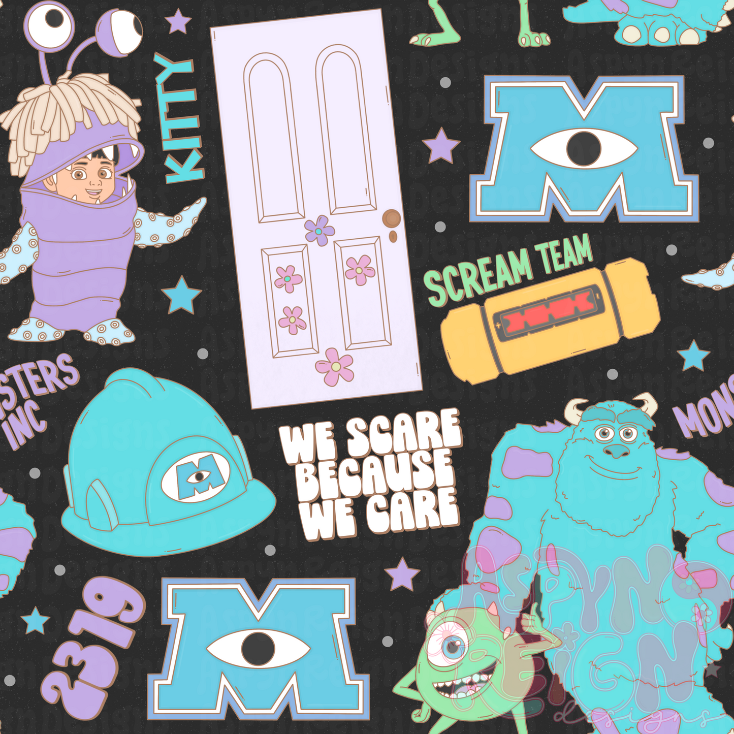 Scream Team | Black Background