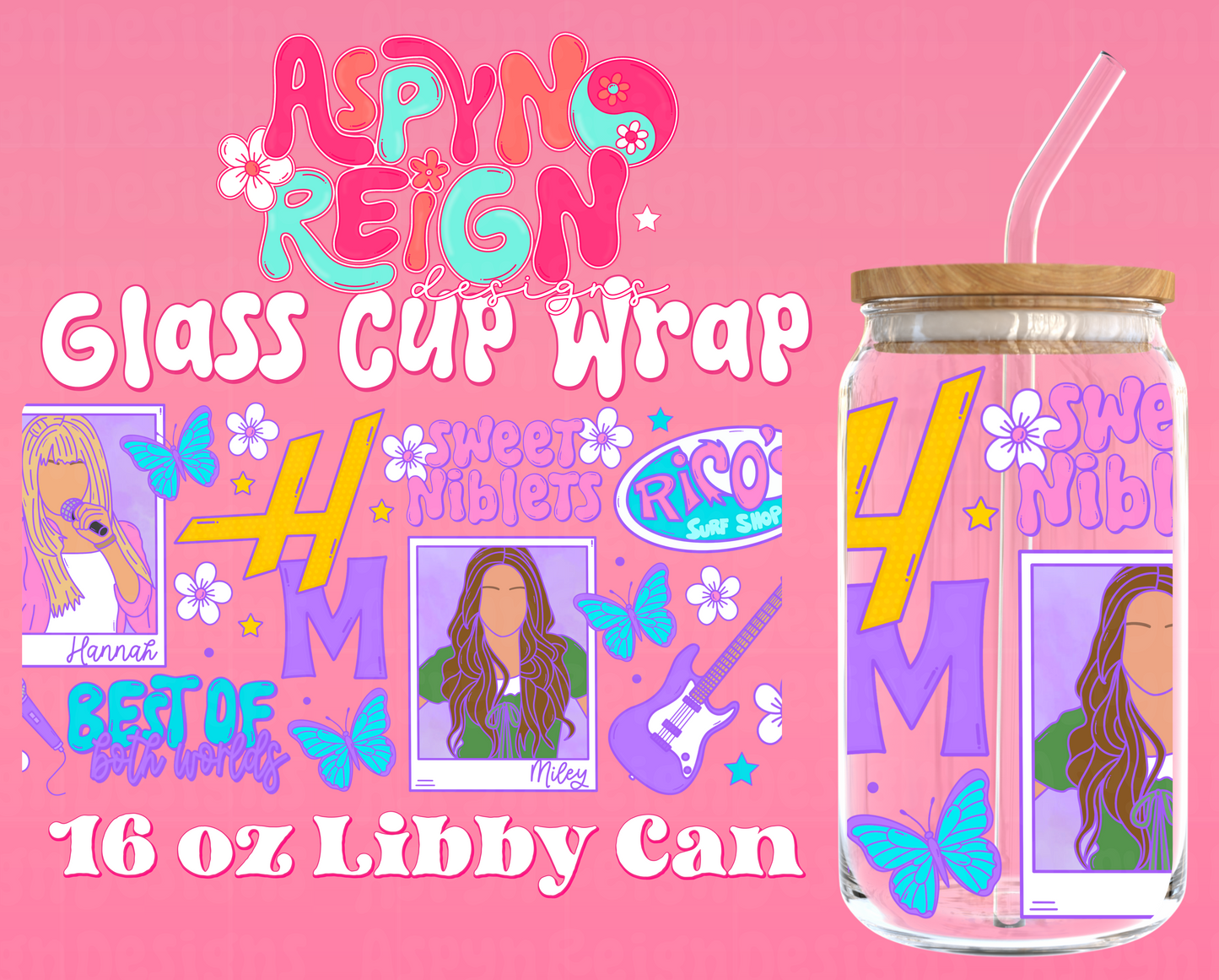 Best of Both | 16 oz Libbey Cup Wrap PNG