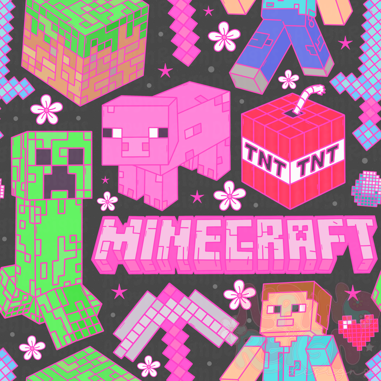 Girly MC | Black Background