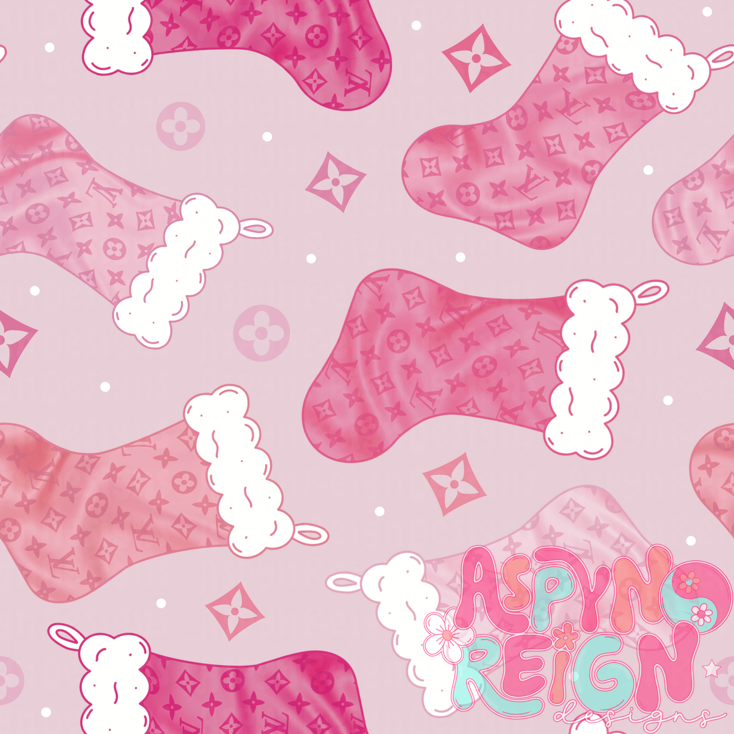 Boujee Pink Silk Stockings