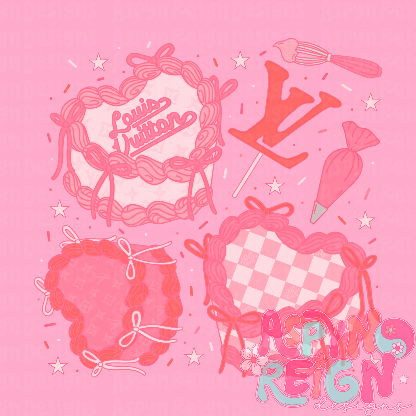 Boujee Vday Cakes | PNG