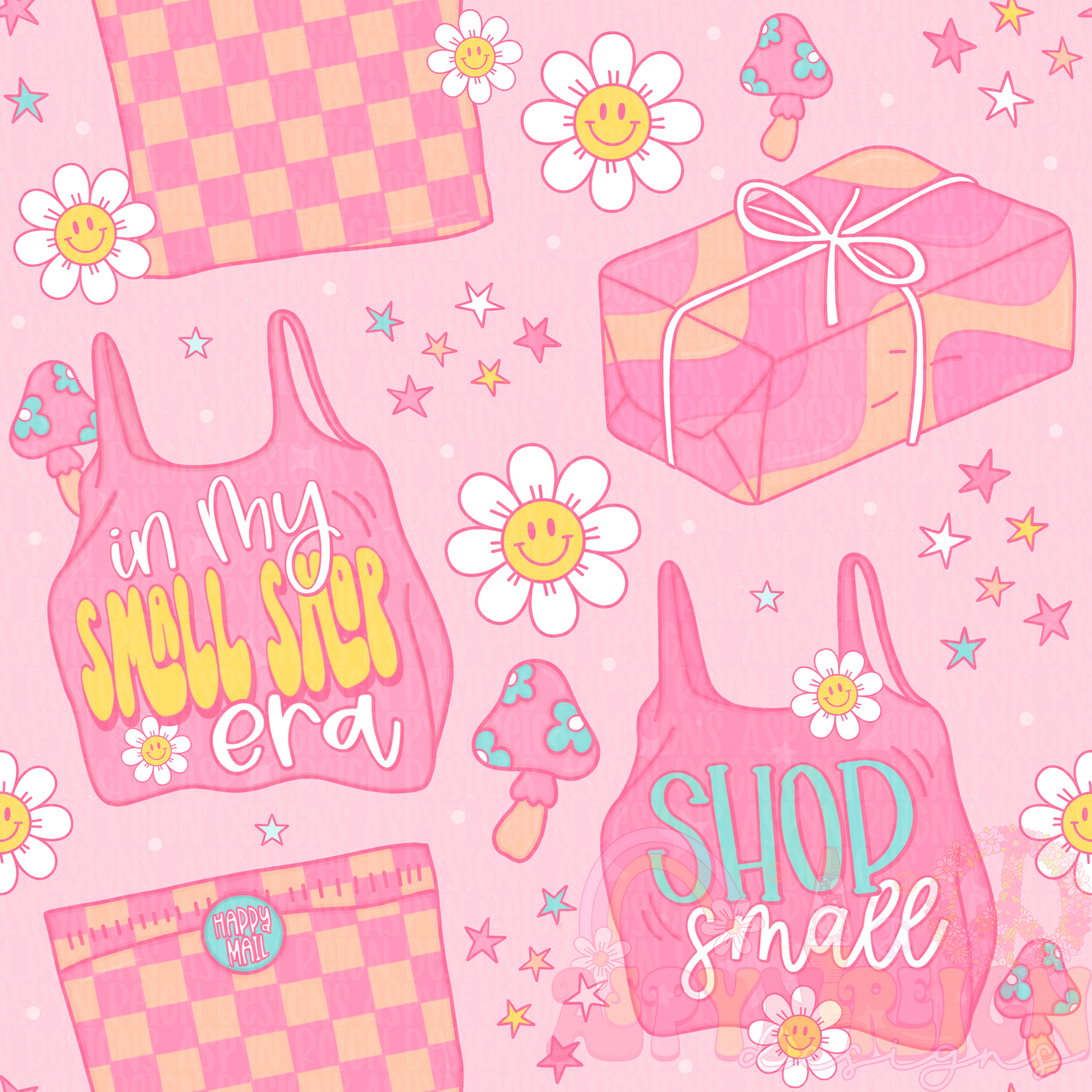 Small Shop Era | Pink Background