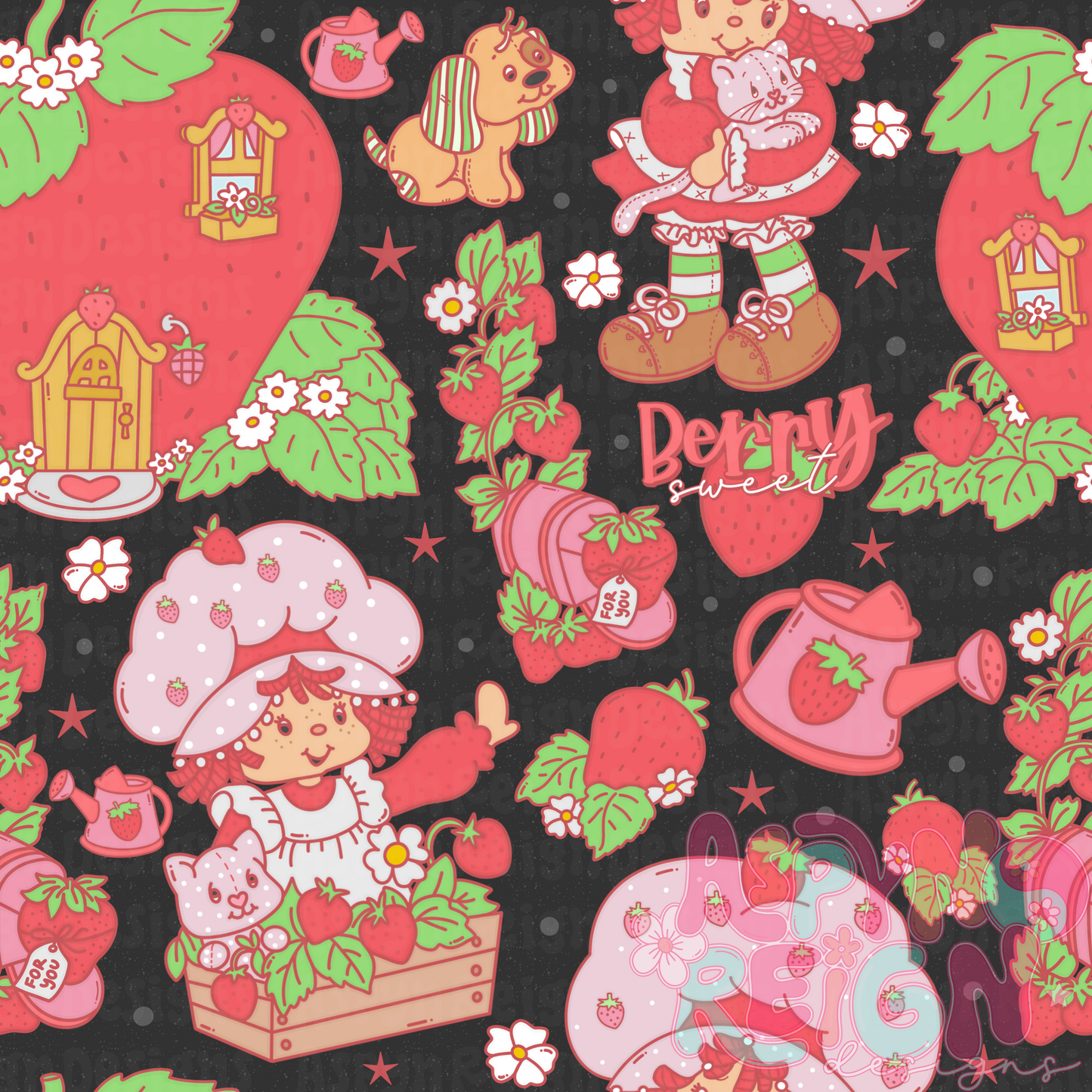 Berry Sweet | Black Background