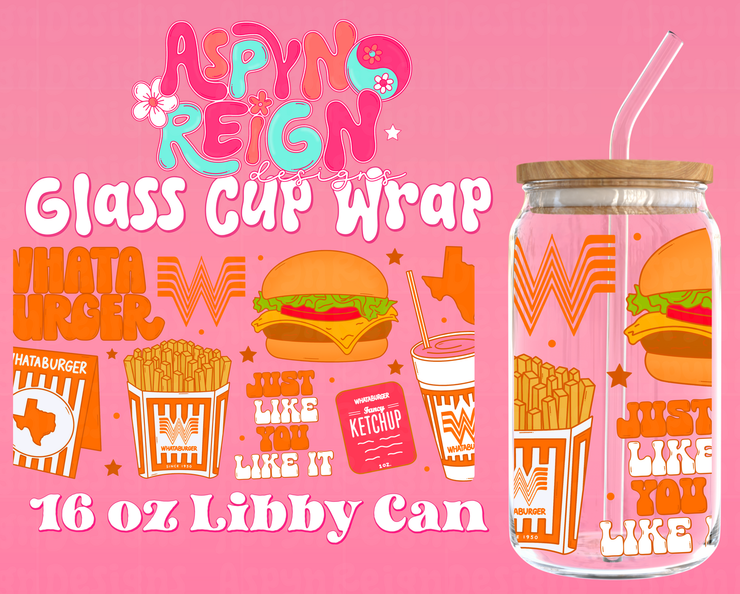 WAB | 16 oz Libbey Cup Wrap PNG