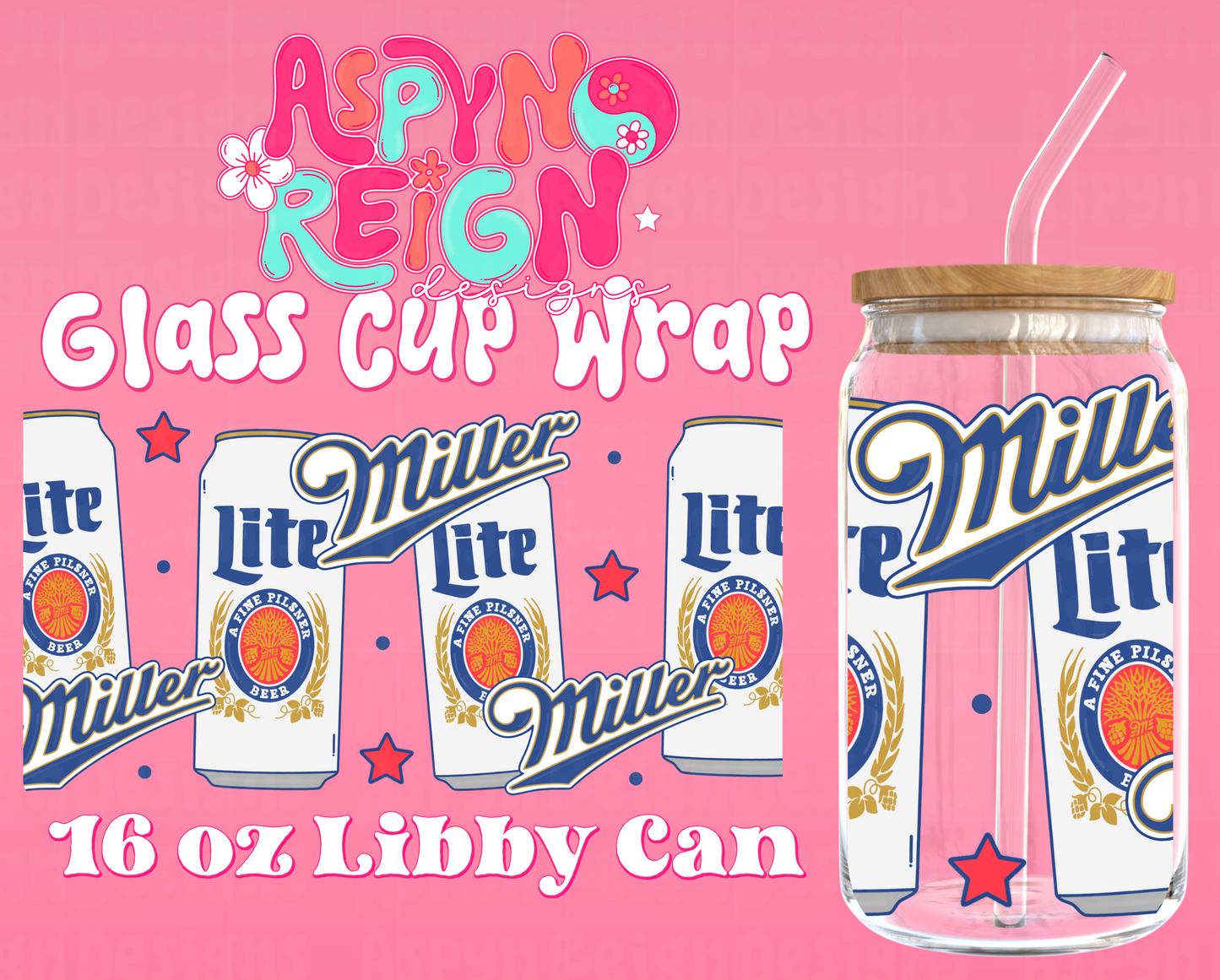 ML | 16 oz Libbey Cup Wrap PNG