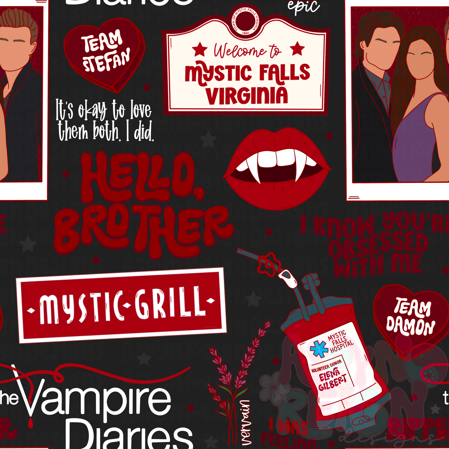 Vampire Show | Black Background