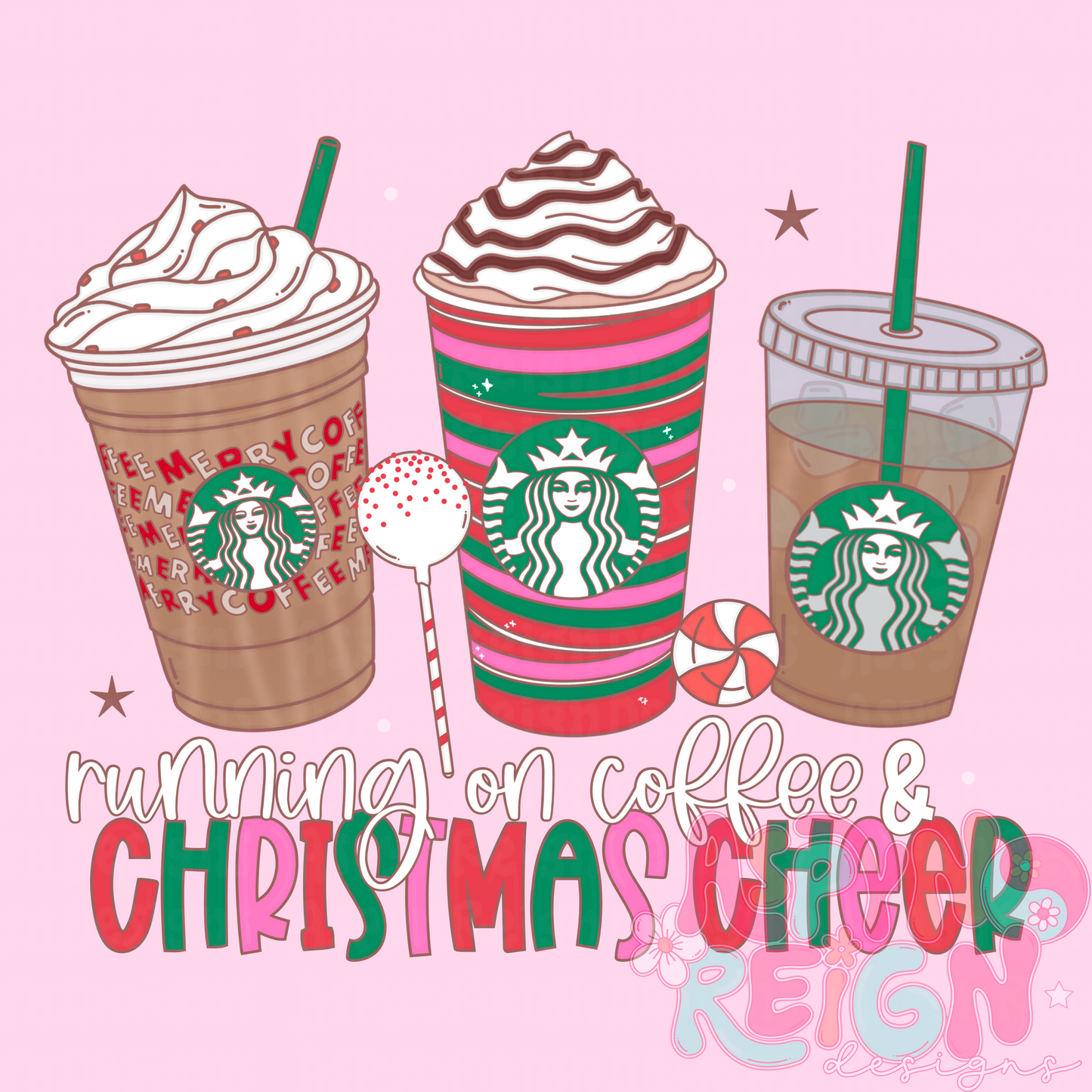 Christmas Sbux Coffees | PNG
