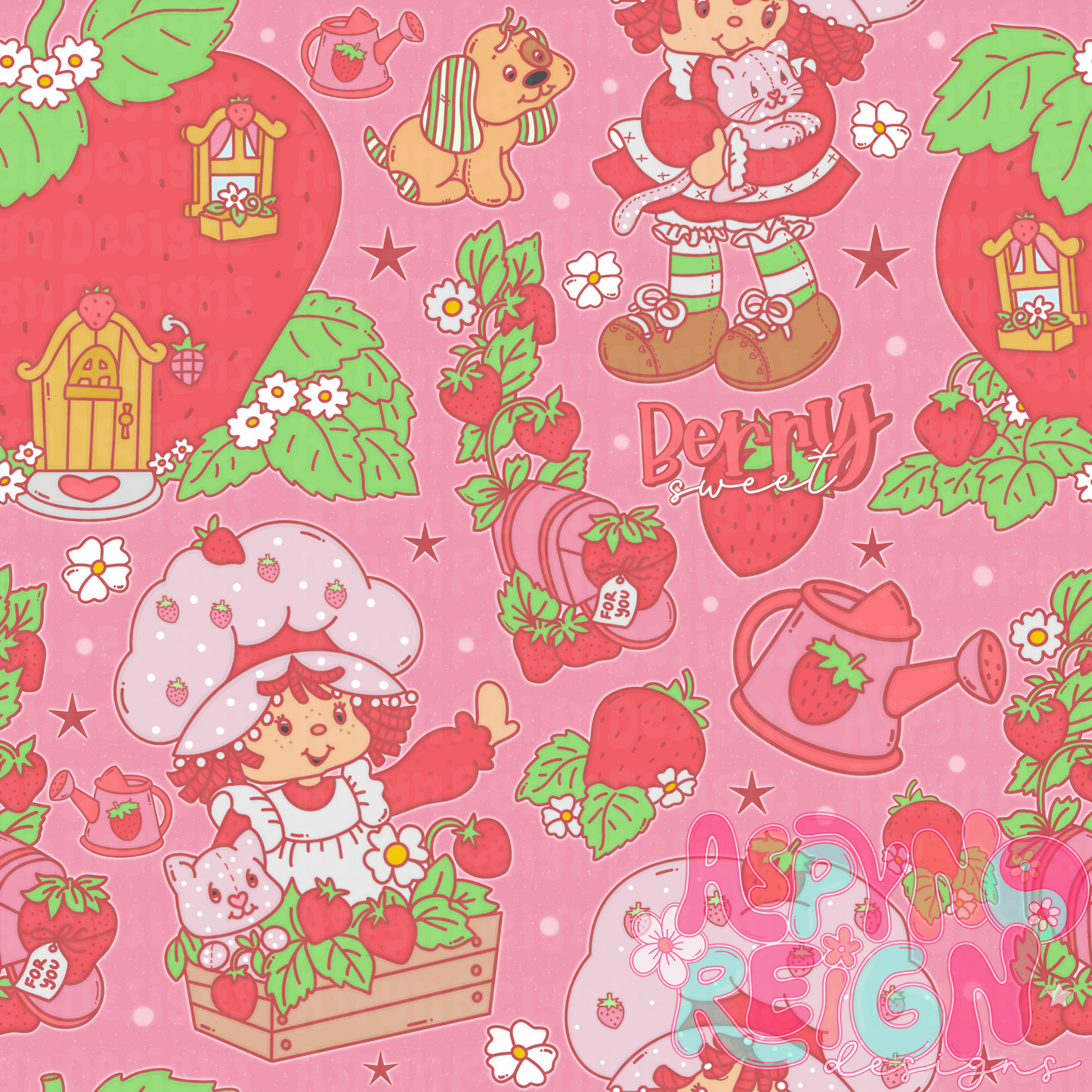 Berry Sweet | Pink Background