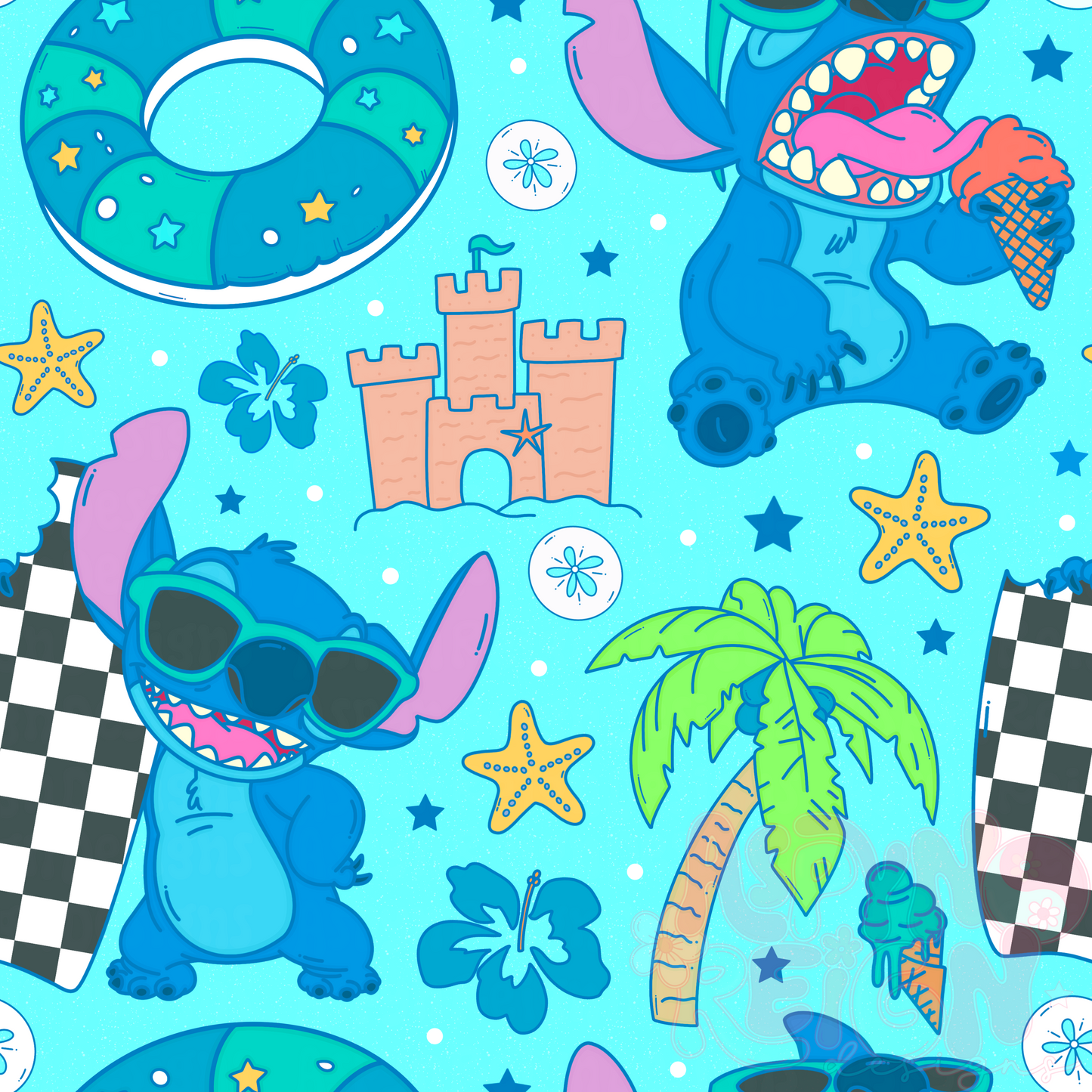 626 Summer | Blue Background