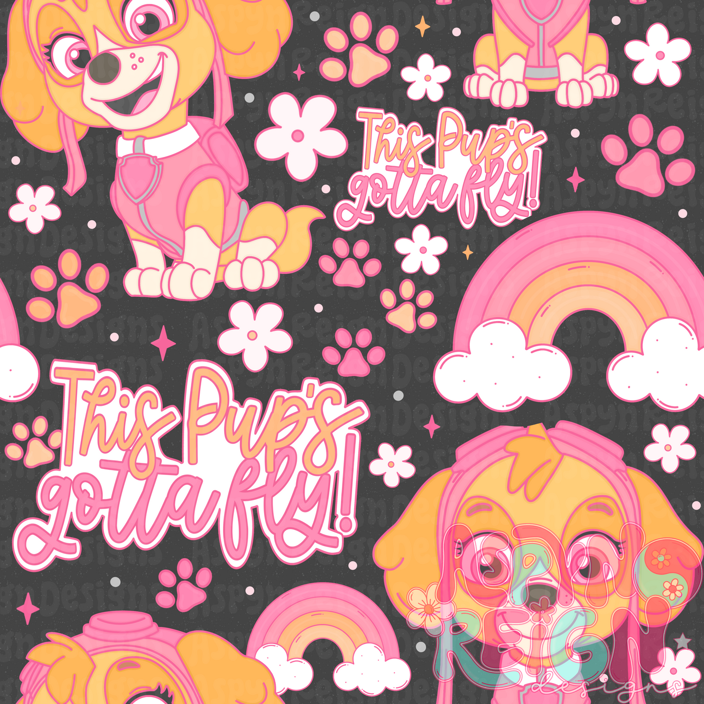 Skye Patrol | Black Background