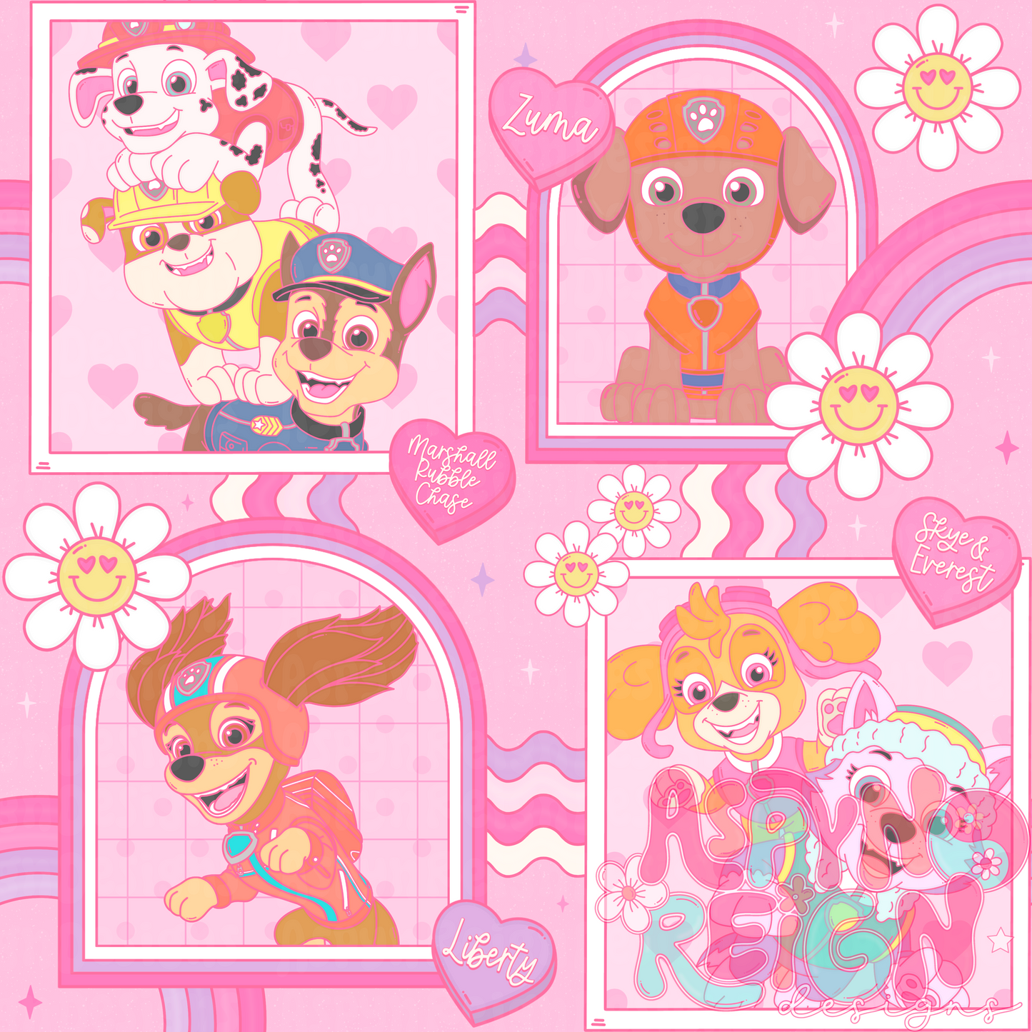 Valentine Pups Polaroids