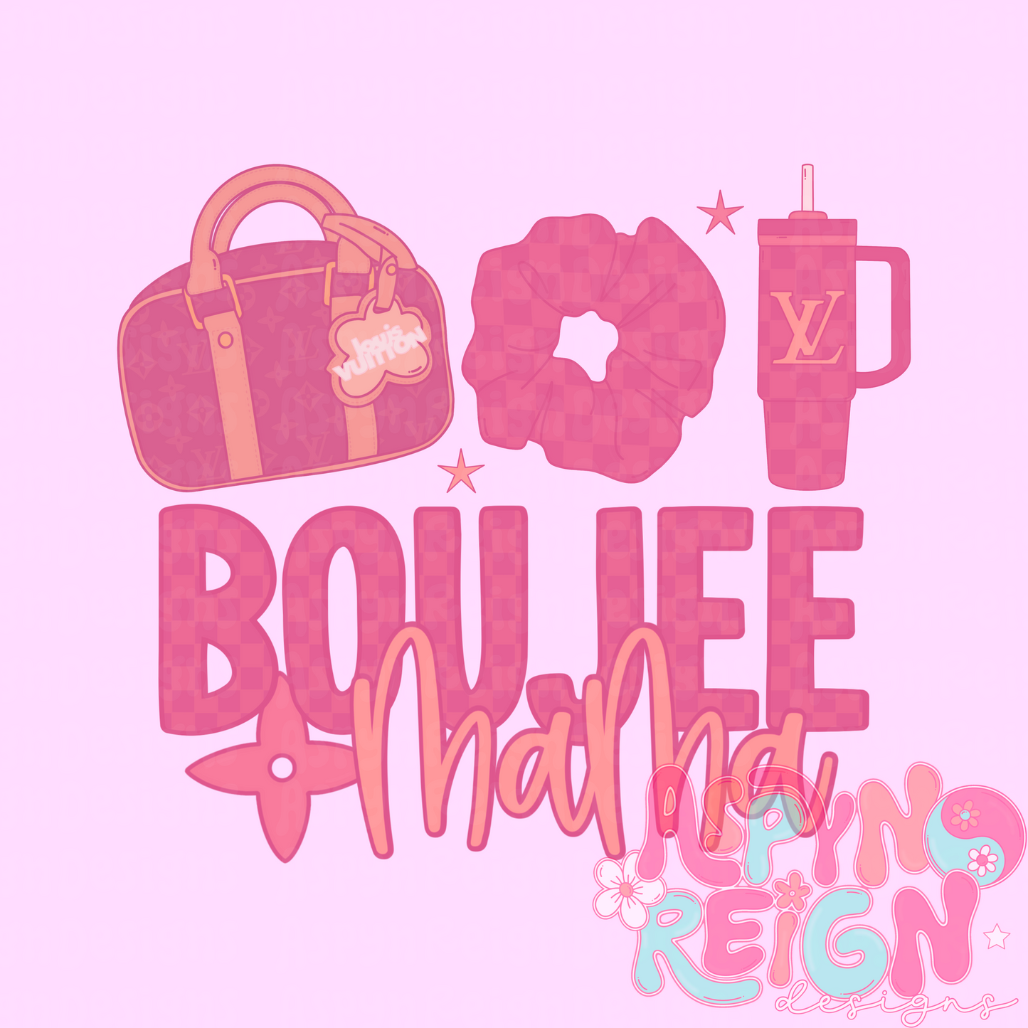 Boujee Mama | Pink Colorway | PNG