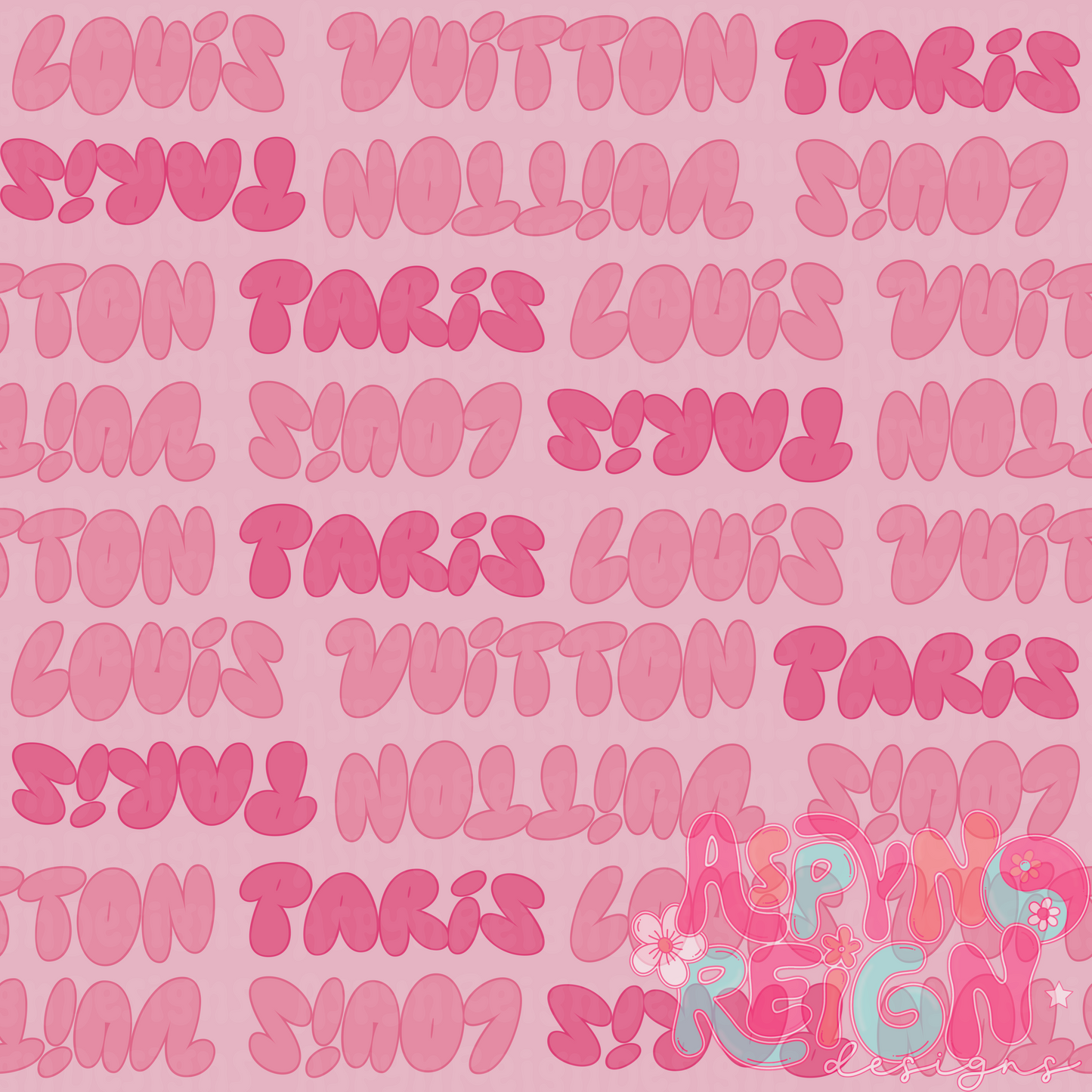 Boujee Pink Ears Graffiti Coord