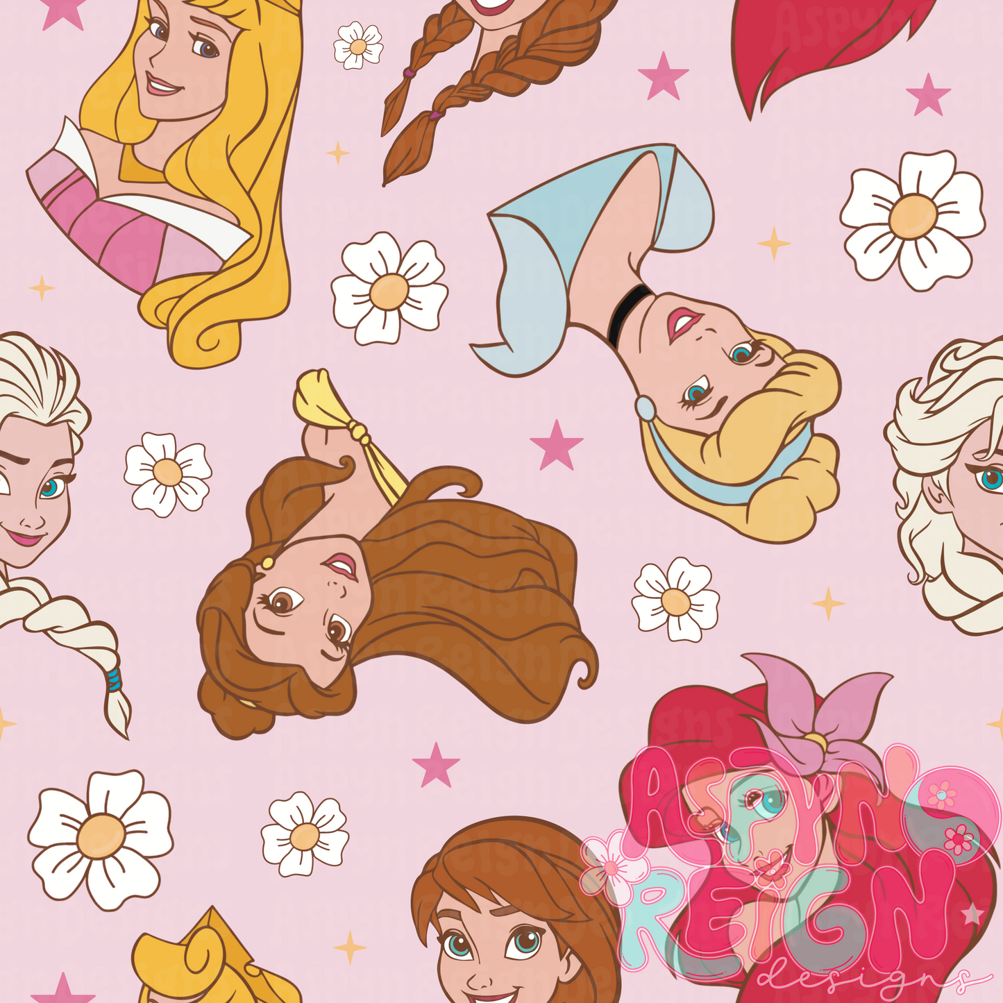 Floral Princess | Pink BG