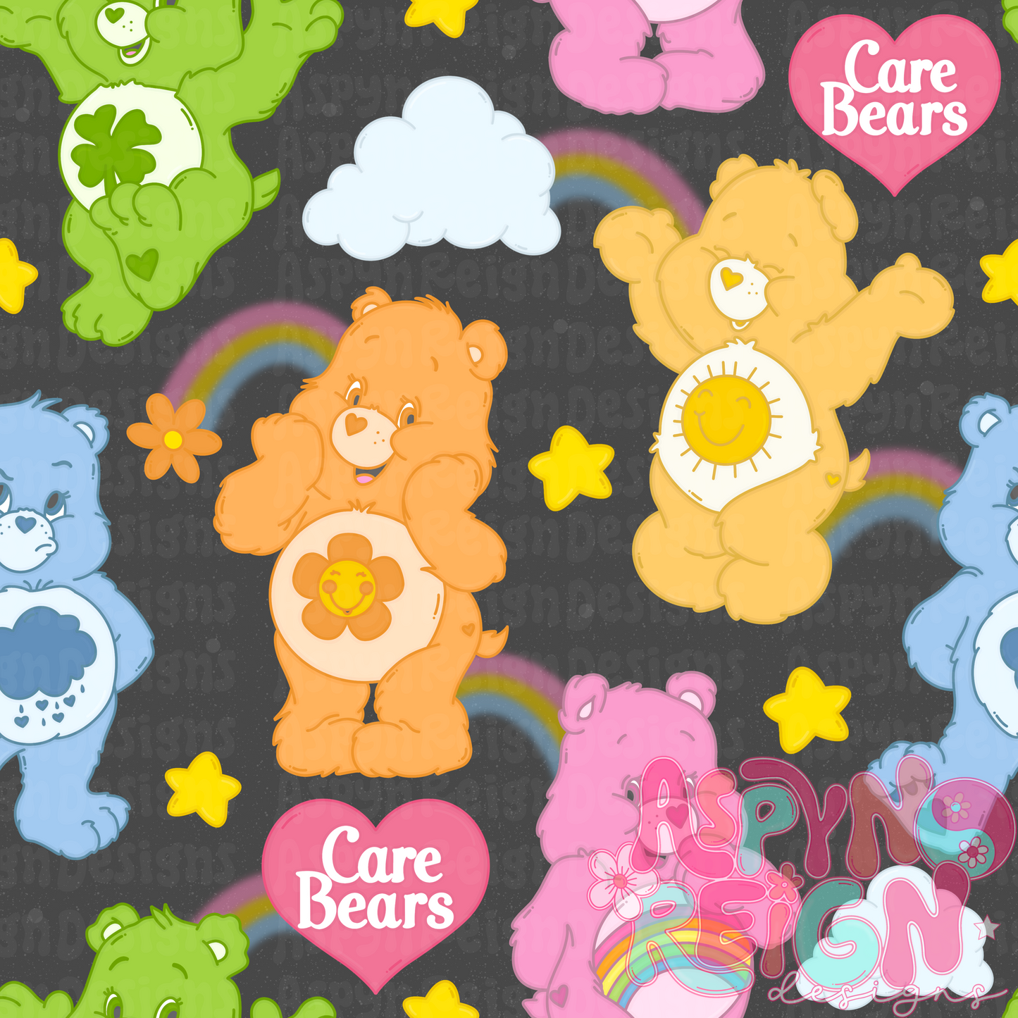 CBear Friends | Black Background