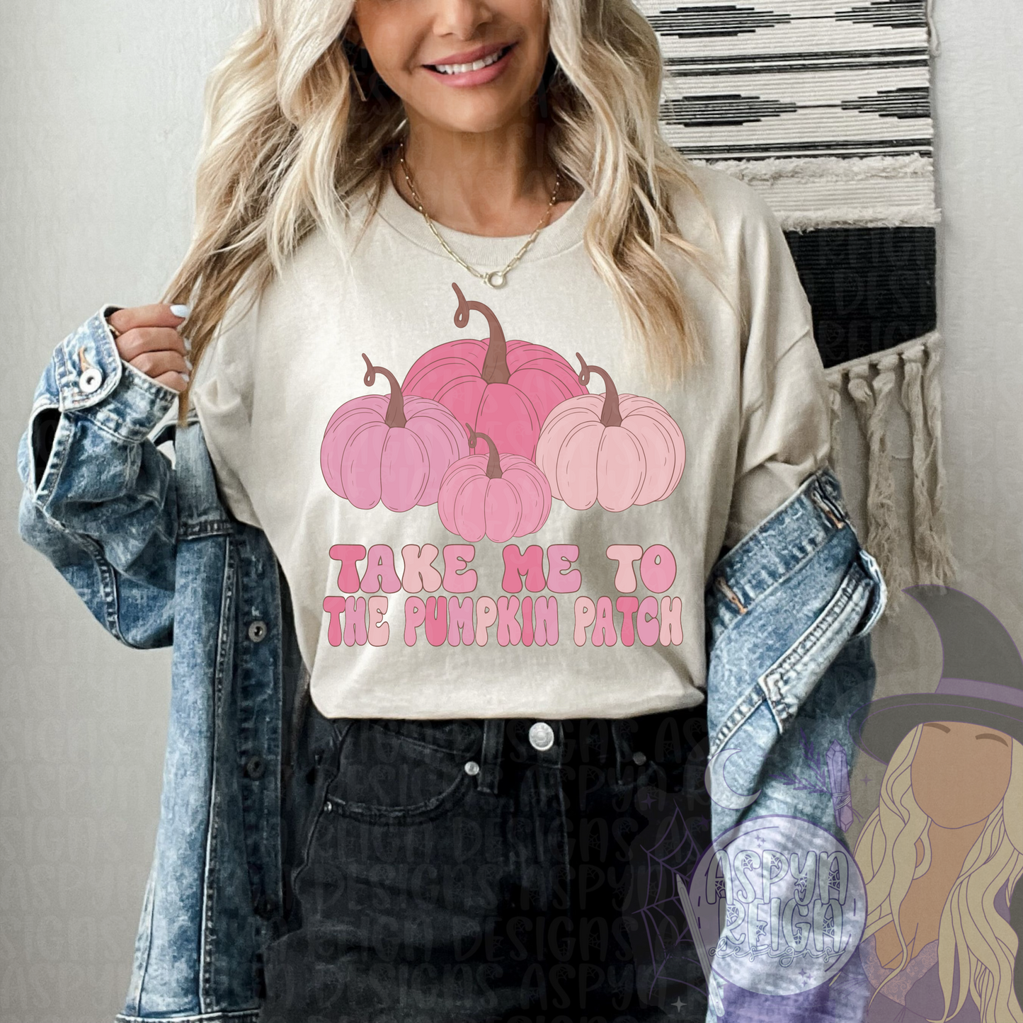 Pumpkin Patch (Pink) | PNG