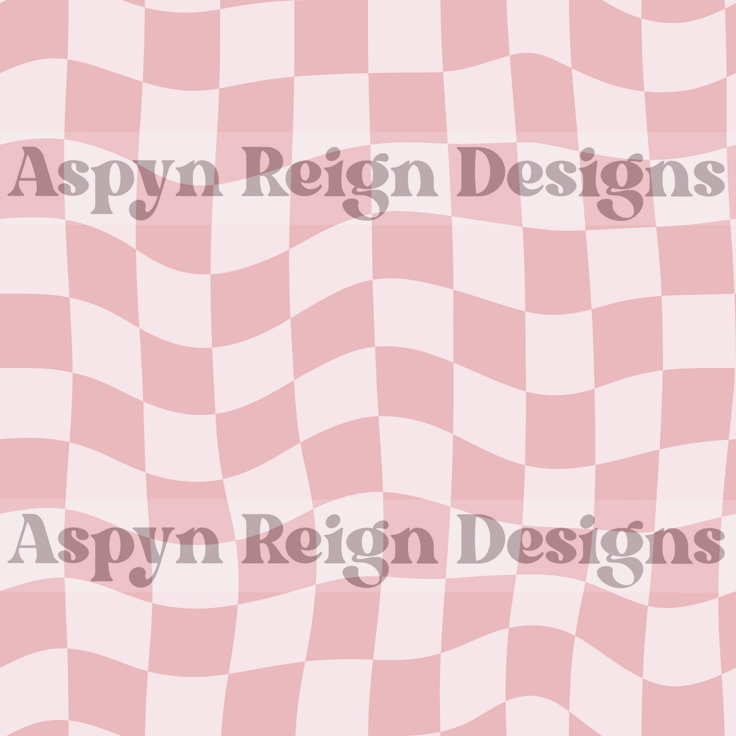 Wavy Checkers - Light Pink