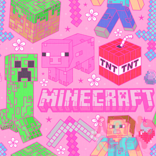 Girly MC | Pink Background