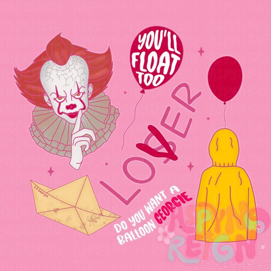 You’ll Float Too (Pink) | PNG