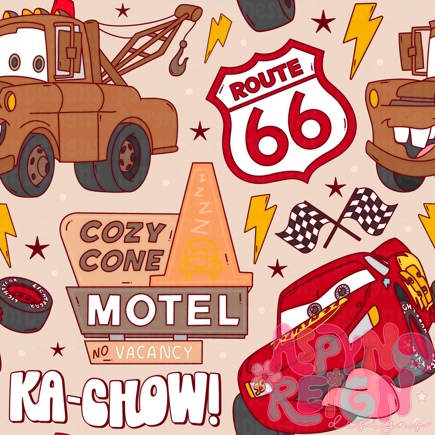 Lightning Car | Neutral Background