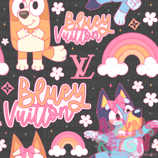 Boujee Heeler | Black Background