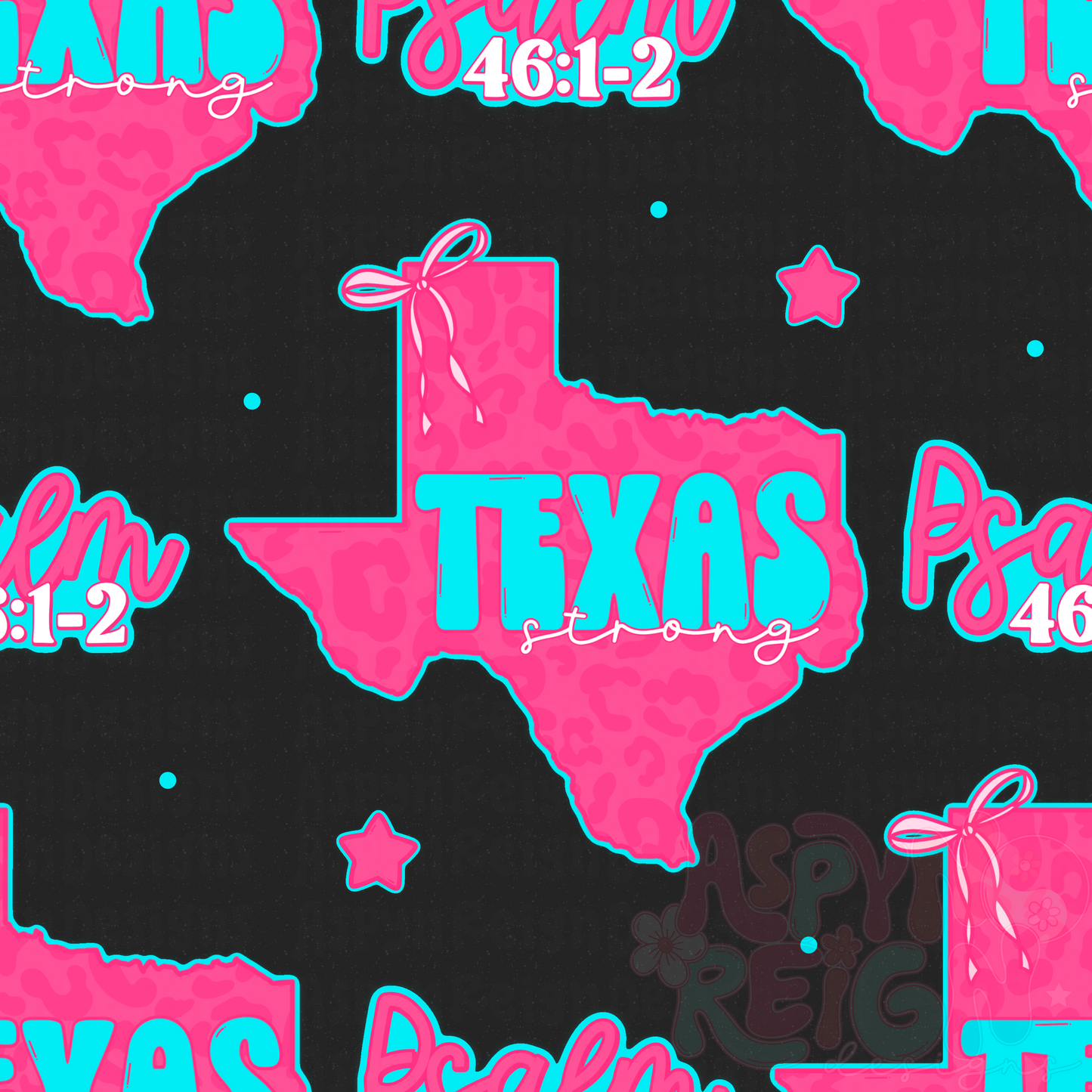 TEXAS STRONG | Black Background