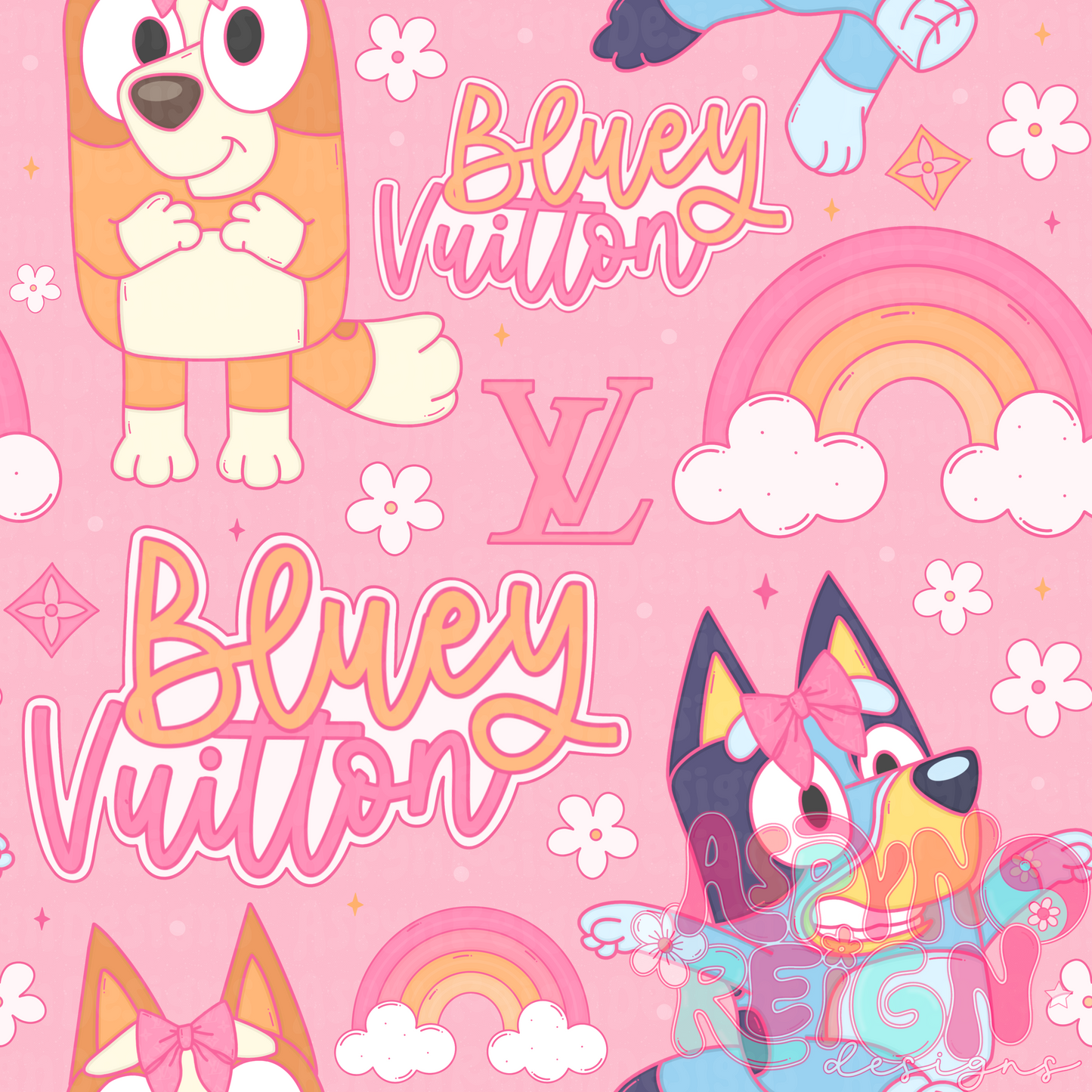 Boujee Heeler | Pink Background