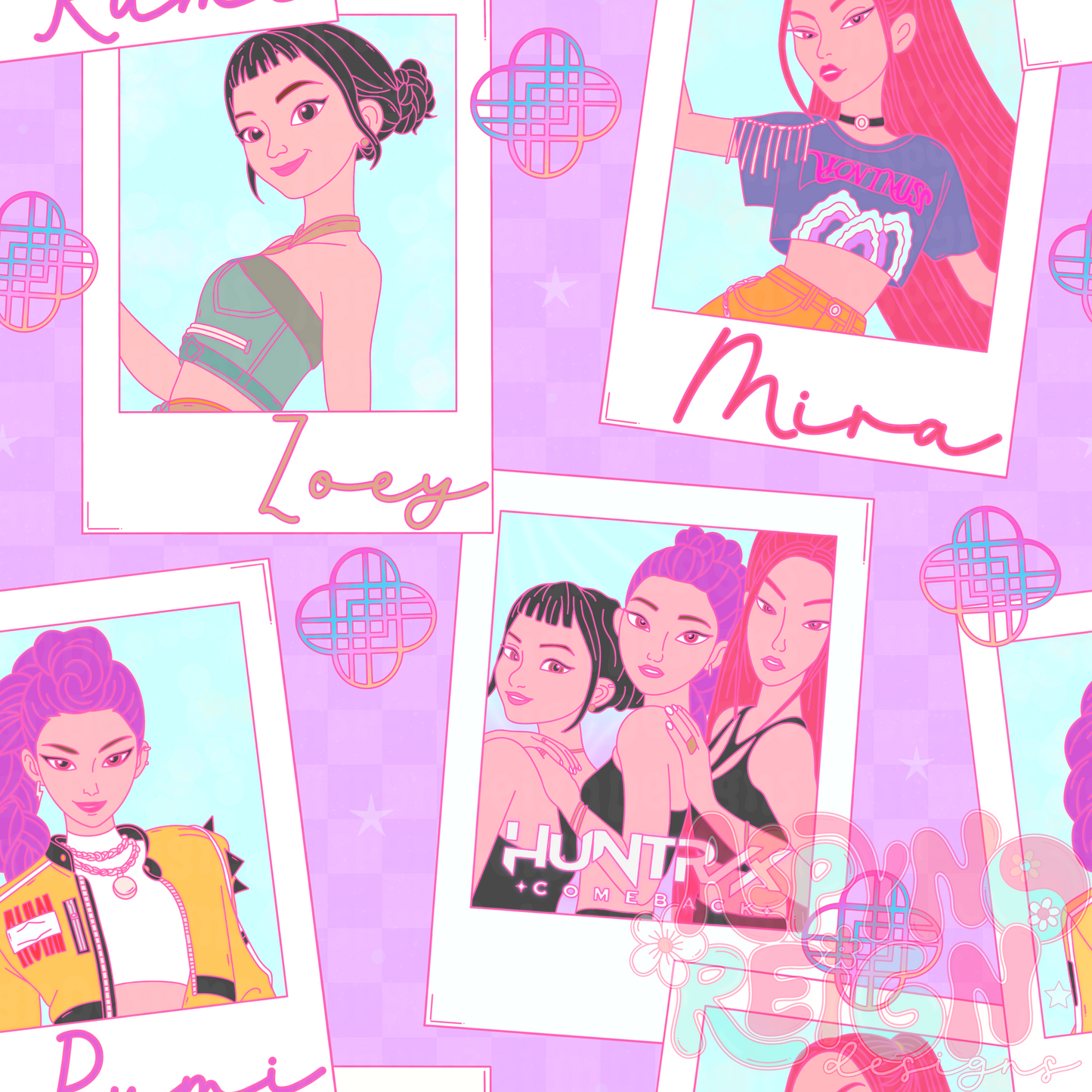 KP DH | Checkered Background