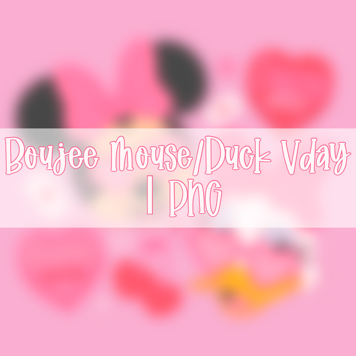 Boujee Mouse/Duck VDay | PNG