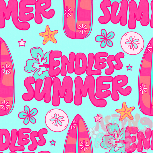 Endless Summer | teal background