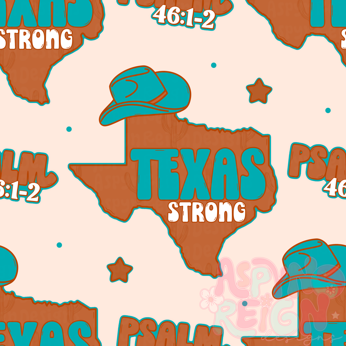 BOYS TEXAS STRONG | Beige Background