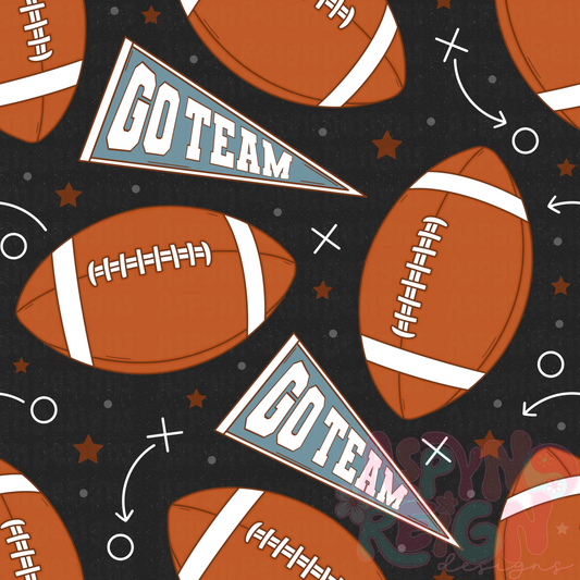 Footballs | Black Background