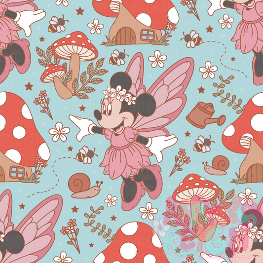 Cottagecore MM | Blue Background