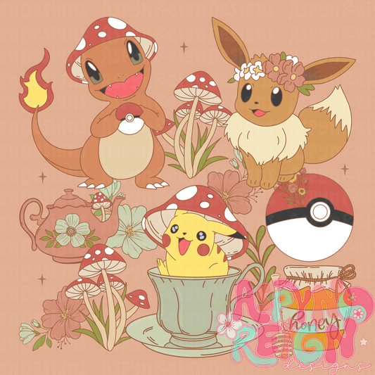 Cottagecore C-E-A | PNG