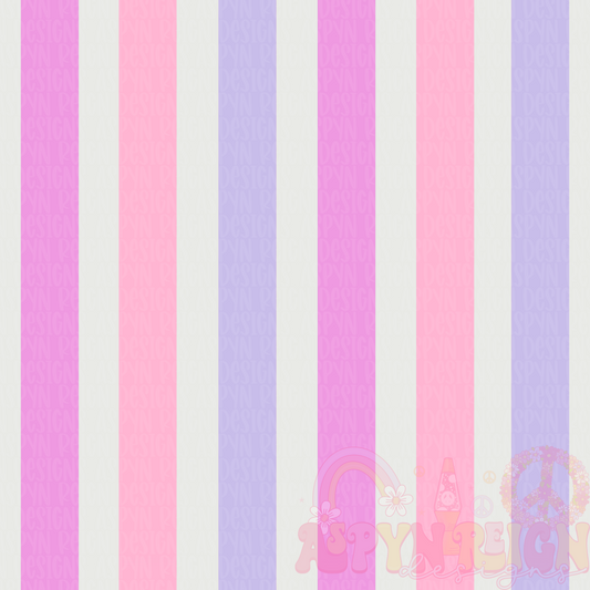 Unicorn Balloons Striped Coord