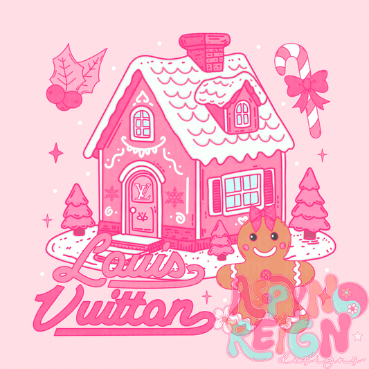 Boujee Pink Gingerbread Men | PNG