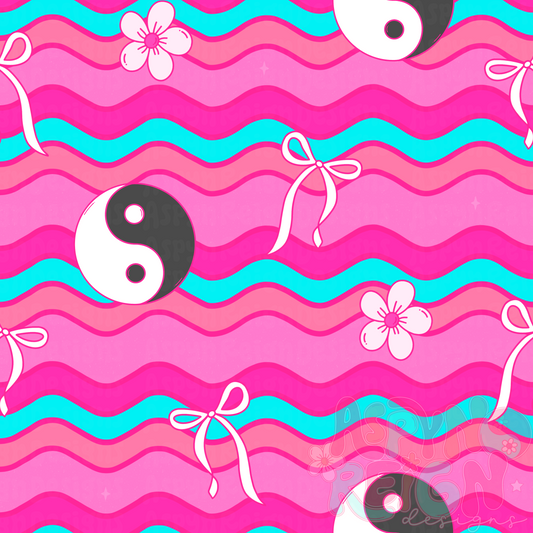 Groovy Waves w Yin Yang