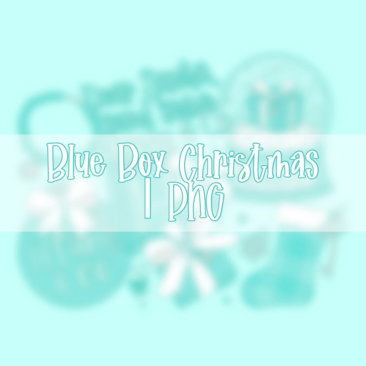 Blue Box Christmas | PNG