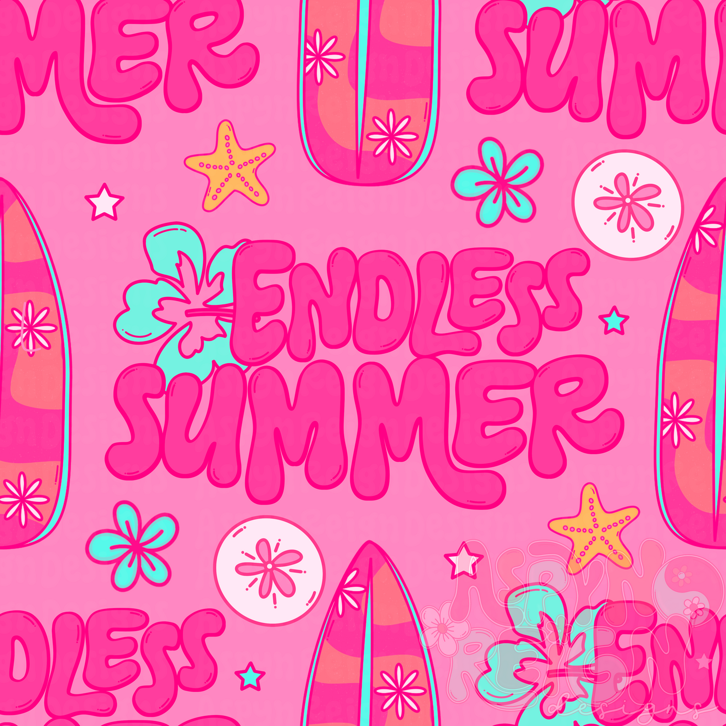 Endless Summer | pink background
