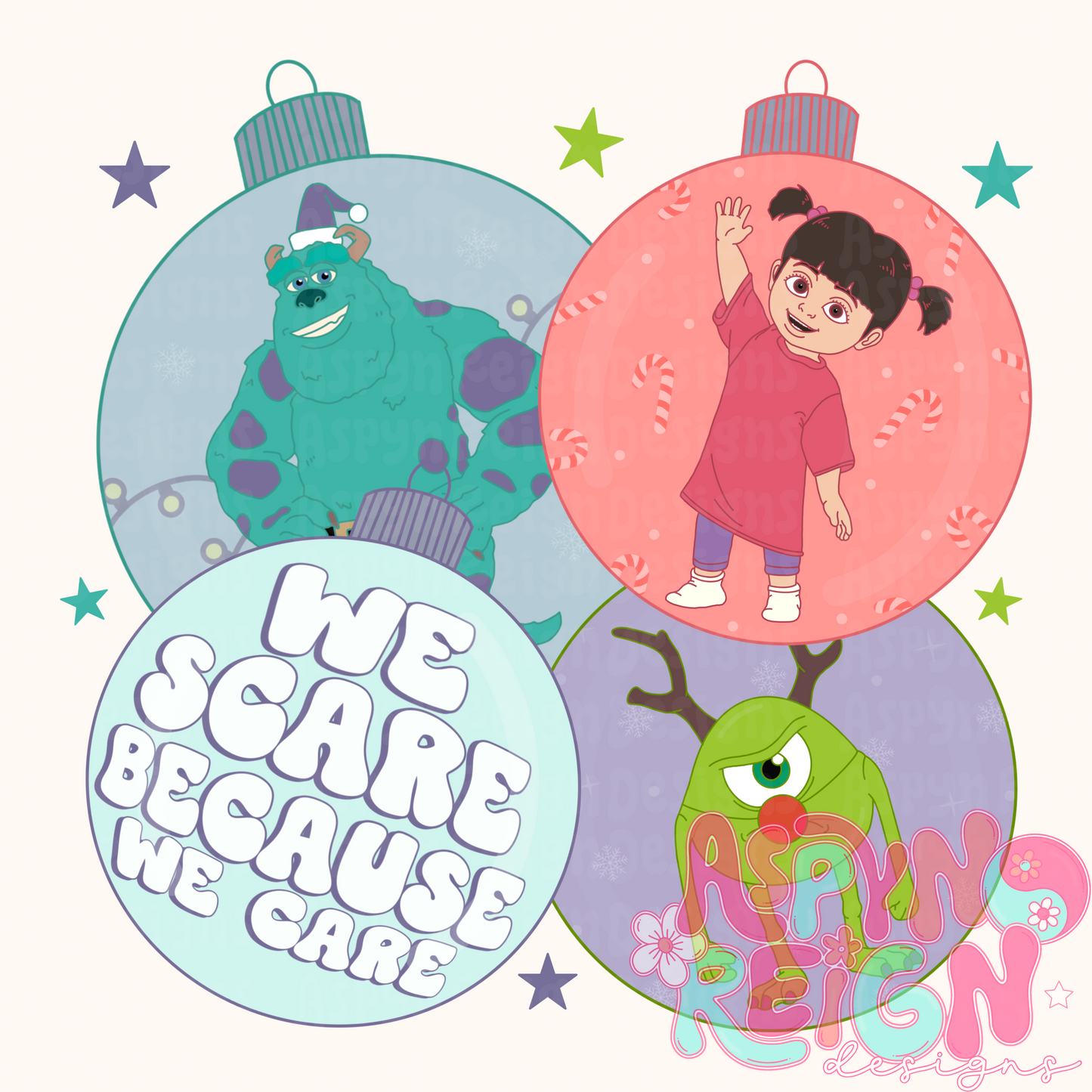 Monster Ornaments | PNG