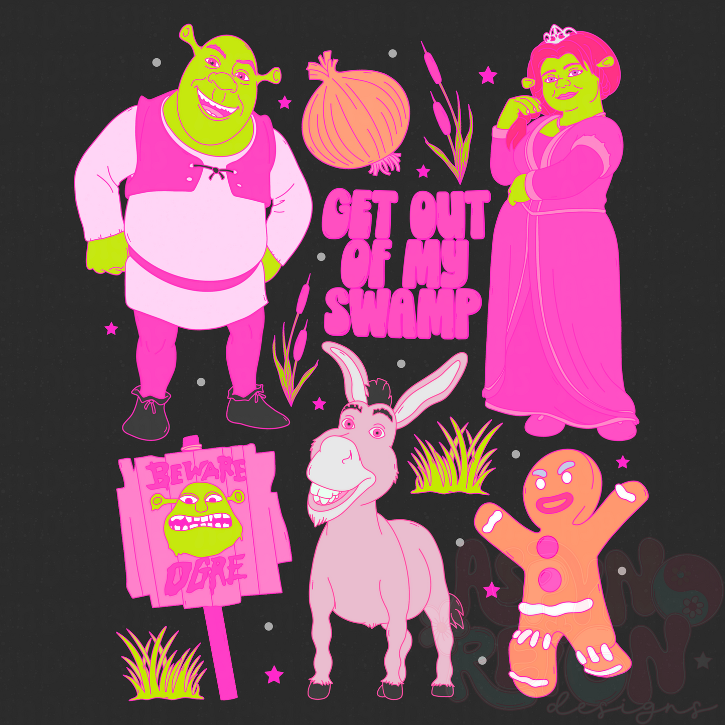 Girly Get Out of My Swamp | PNG