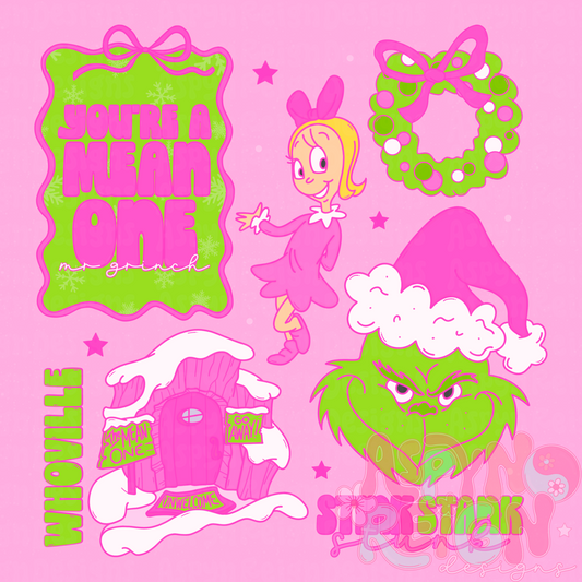 Girly Green Guy | PNG
