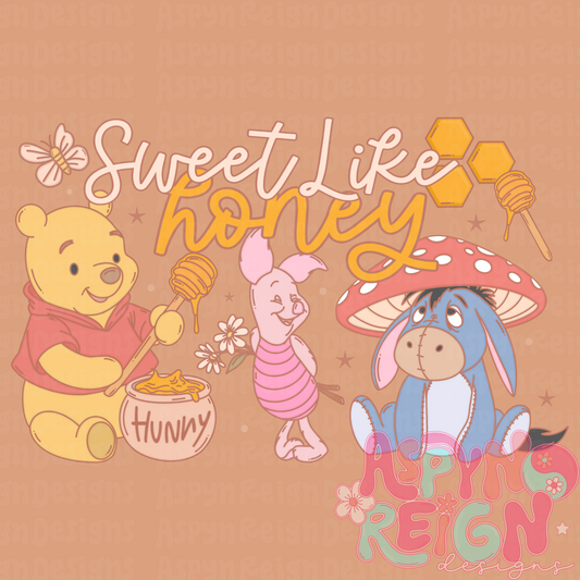 Cottagecore Pooh | PNG